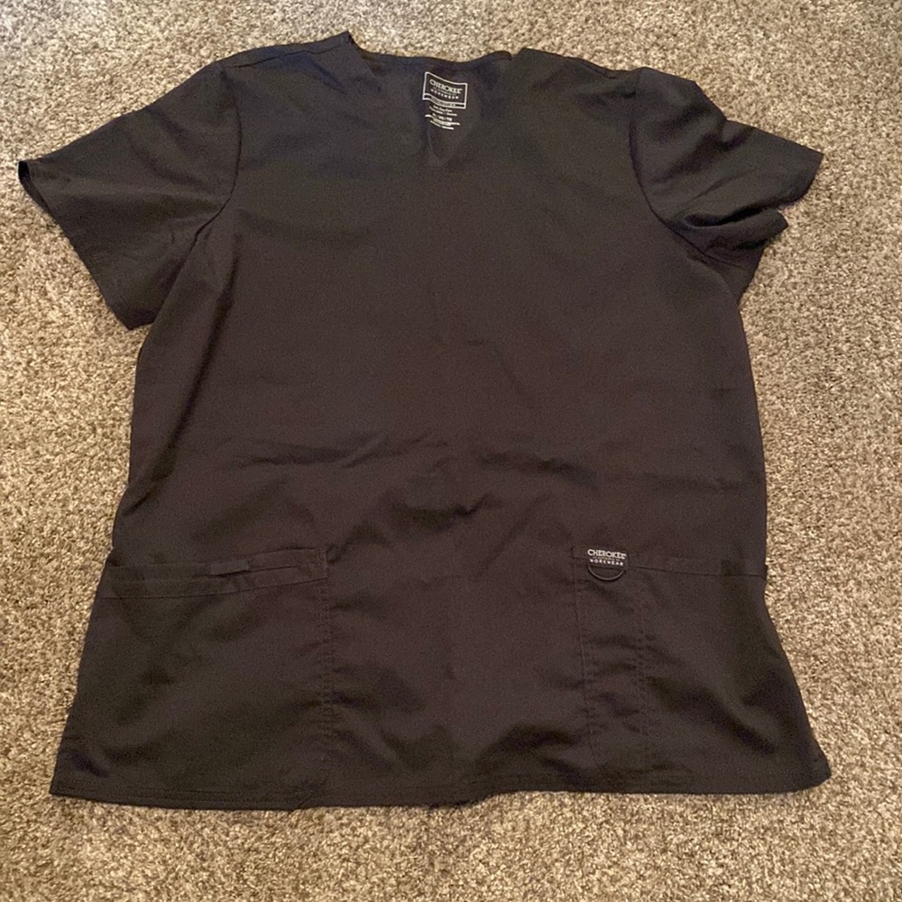 Cherokee grey scrub shirt